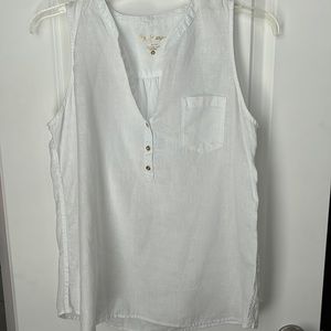 EUC Lilly Pulitzer White Sleevless tunic